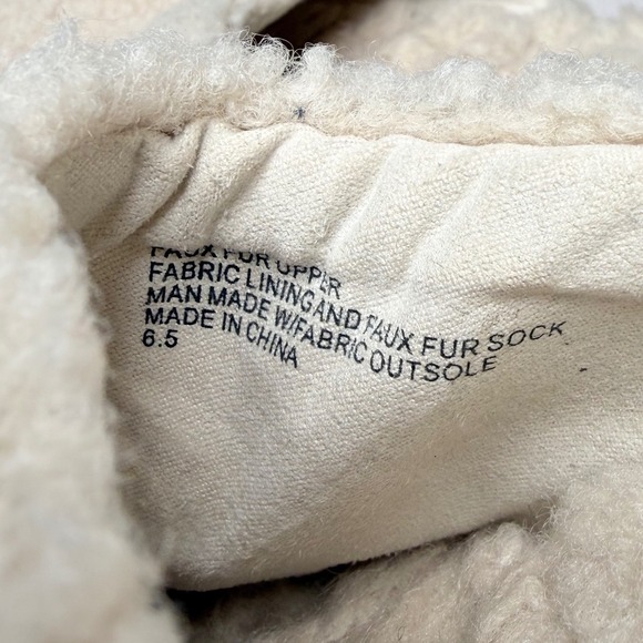 Birdie The Lark Faux Shearling Slides - Picture 6 of 6